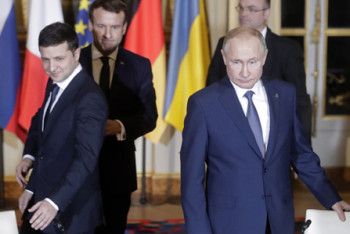 Фотография к новости: На Украине обращение Путина стало популярнее речи Зеленского