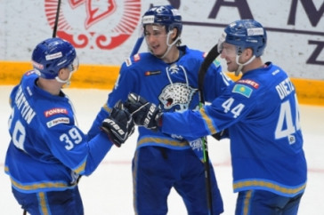 Фотография к новости: "Барыс" одержал победу в первом матче года в КХЛ