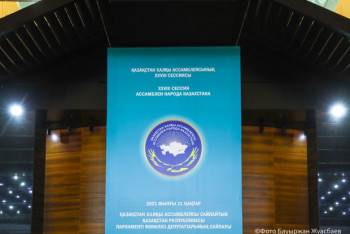 Фотография к новости: Масимов, Мамин и министры голосуют за кандидатов в Мажилис от Ассамблеи народа Казахстана