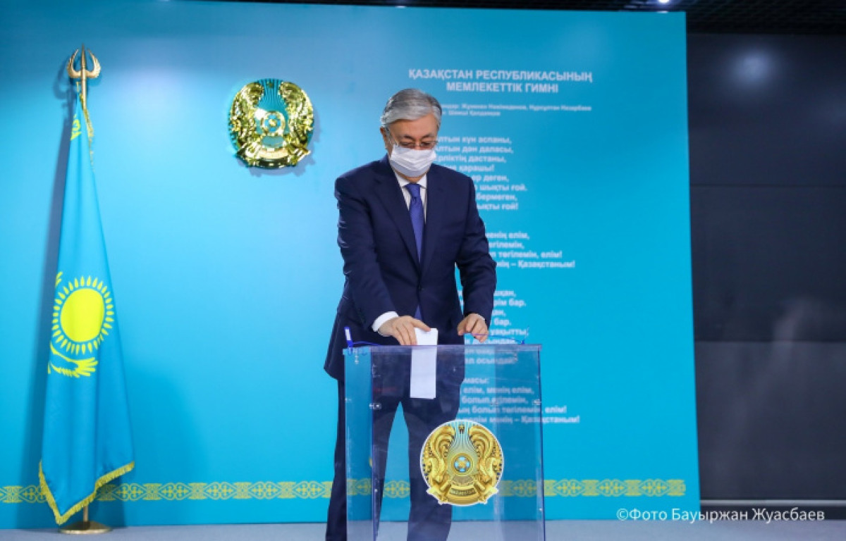 Президент Казахстана принял участие в выборах депутатов в Мажилис от АНК