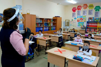 Фотография к новости: Свыше 40 процентов казахстанских школьников начали учиться очно