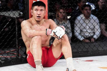 Фотография к новости: Куат Хамитов показал фото со своего последнего спарринга перед боем с российским нокаутером