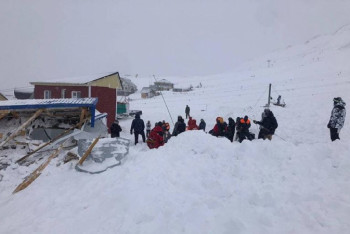 Фотография к новости: Лавина сошла на курорте в Карачаево-Черкесии