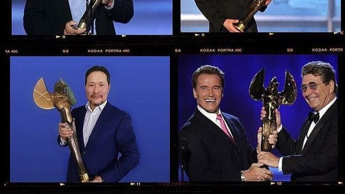 Лучшему в мире каскадеру Жайдарбеку Кунгужинову вручили статуэтку "Тауруса"