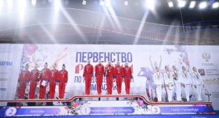 Соревнования по мужской художественной гимнастике впервые прошли  в России