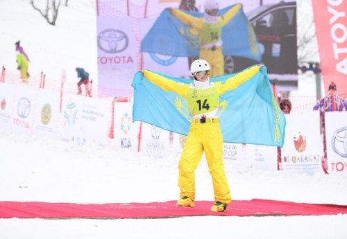 Фотография к новости: Команда Казахстана стала третьей на этапе Кубка мира по фристайл-акробатике