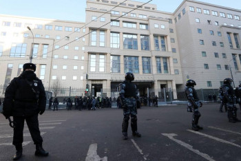 Фотография к новости: Суд над Навальным проходит в Москве