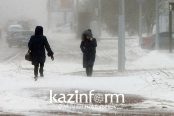 Фотография к новости: Метель ожидается в четырех областях Казахстана