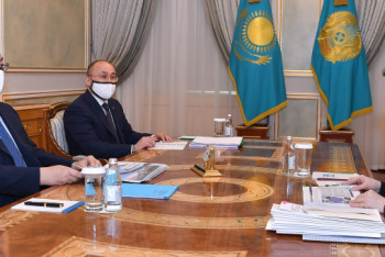 Фотография к новости: Токаев принял Актоты Раимкулову