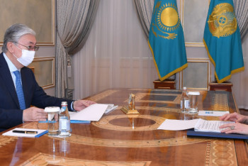 Фотография к новости: Токаев принял главу нацкомиссии по делам женщин