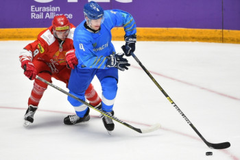 Фотография к новости: Сборная Казахстана разгромила Беларусь на старте "Kazakhstan Hockey Open" в Нур-Султане