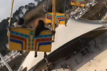 Фотография к новости: 16 человек пострадали в результате аварии в парке аттракционов в Китае