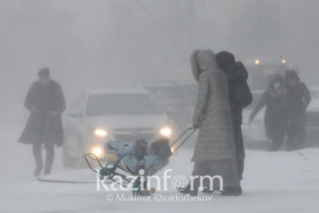 Фотография к новости: Штормовое предупреждение объявили в четырех областях РК