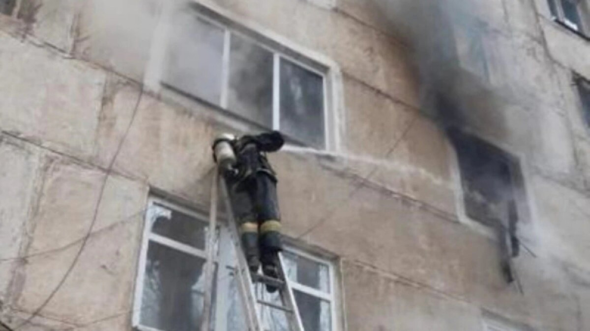 Названа предварительная причина пожара в Жанатасе