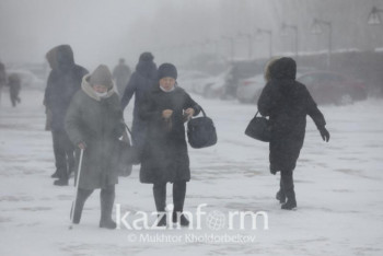 Фотография к новости: Штормовое предупреждение объявлено в пяти областях Казахстана