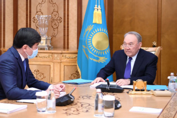 Фотография к новости: Елбасы принял Бауыржана Байбека