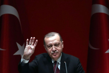 Фотография к новости: Елбасы и Токаев поздравили Эрдогана с днем рождения