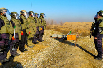 Фотография к новости: Утилизацию боеприпасов возобновили в Арыси