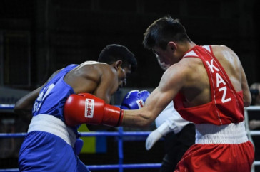 Фотография к новости: Казахстанские боксеры начали с побед на турнире в Испании