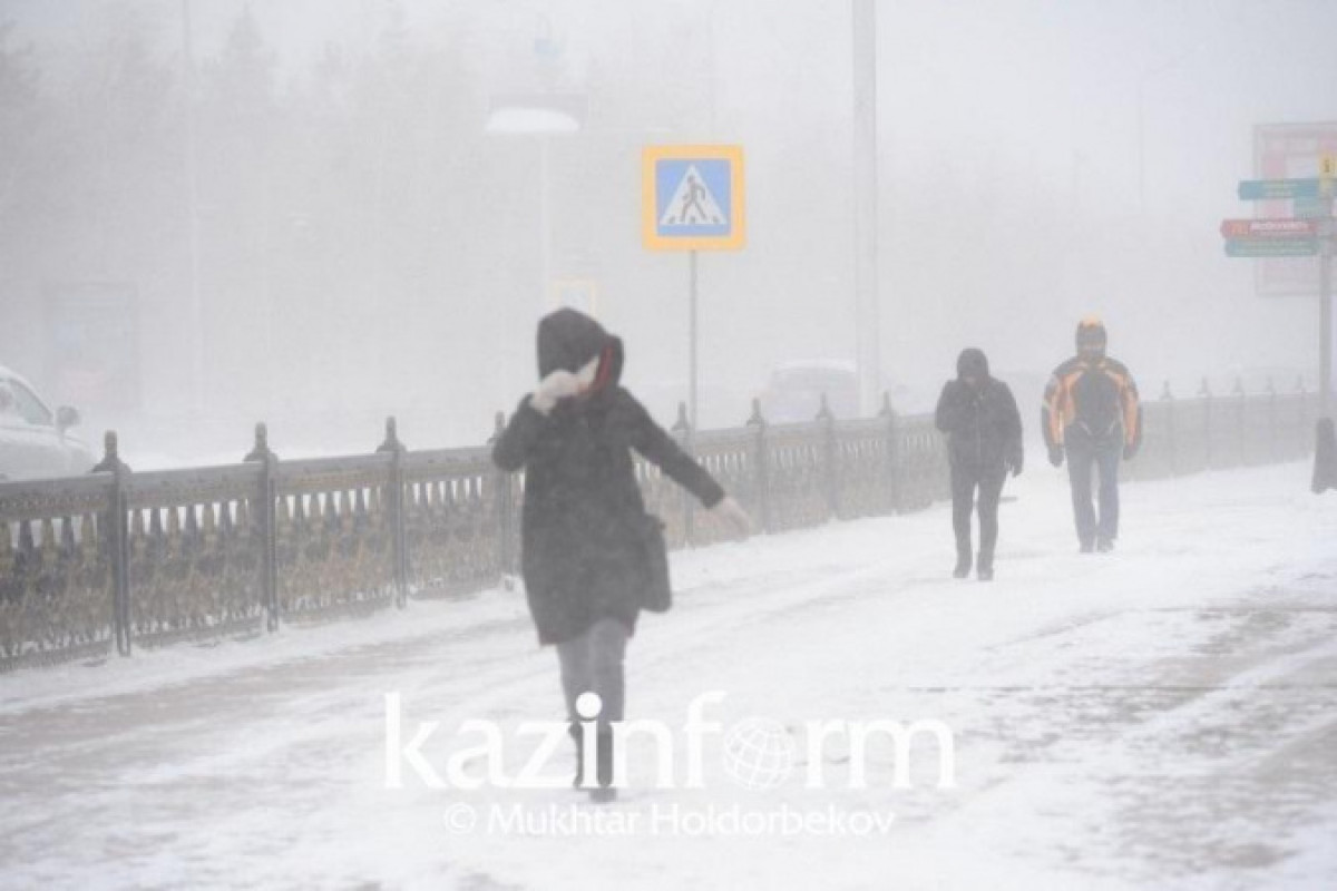 Шторм ожидается в семи областях Казахстана