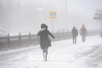Фотография к новости: Шторм ожидается в семи областях Казахстана