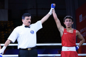 Фотография к новости: Казахстанец выиграл золото турнира по боксу в Испании