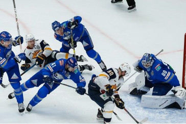 Фотография к новости: "Барыс" одержал победу над "Металлургом" в серии плей-офф КХЛ