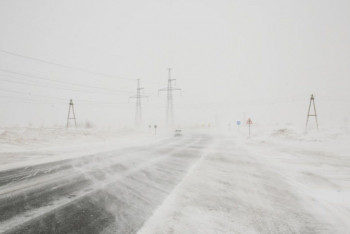 Фотография к новости: Дорогу из Нур-Султана в Темиртау закрыли из-за метели
