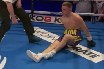 Фотография к новости: "Казахский король" тяжелым нокаутом проиграл второй подряд титульный бой