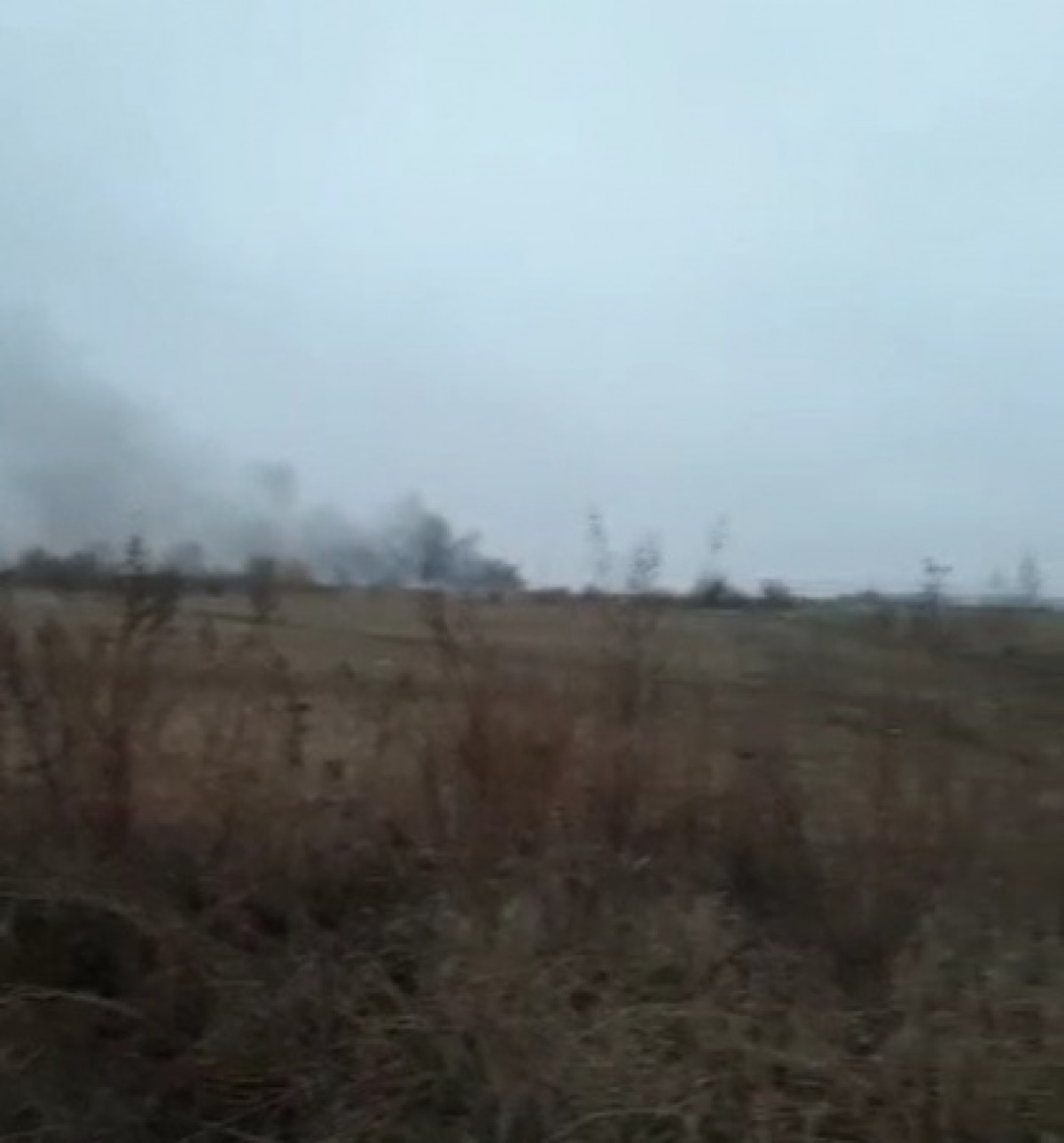 Военный самолет потерпел крушение близ Алматы