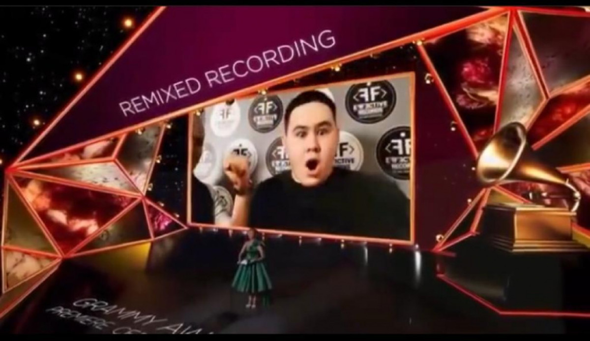 Видео с награждения Grammy опубликовал Imanbek