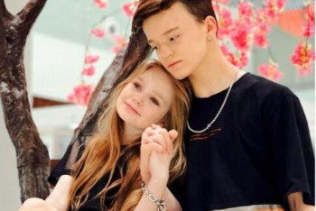 Фотография к новости: На Украине разгорелся скандал из-за отношений 8-летней модели и 13-летнего блогера