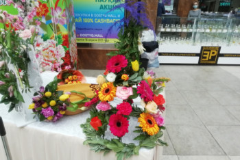 Цветочные композиции в честь Наурыза оформили флористы Петропавловска