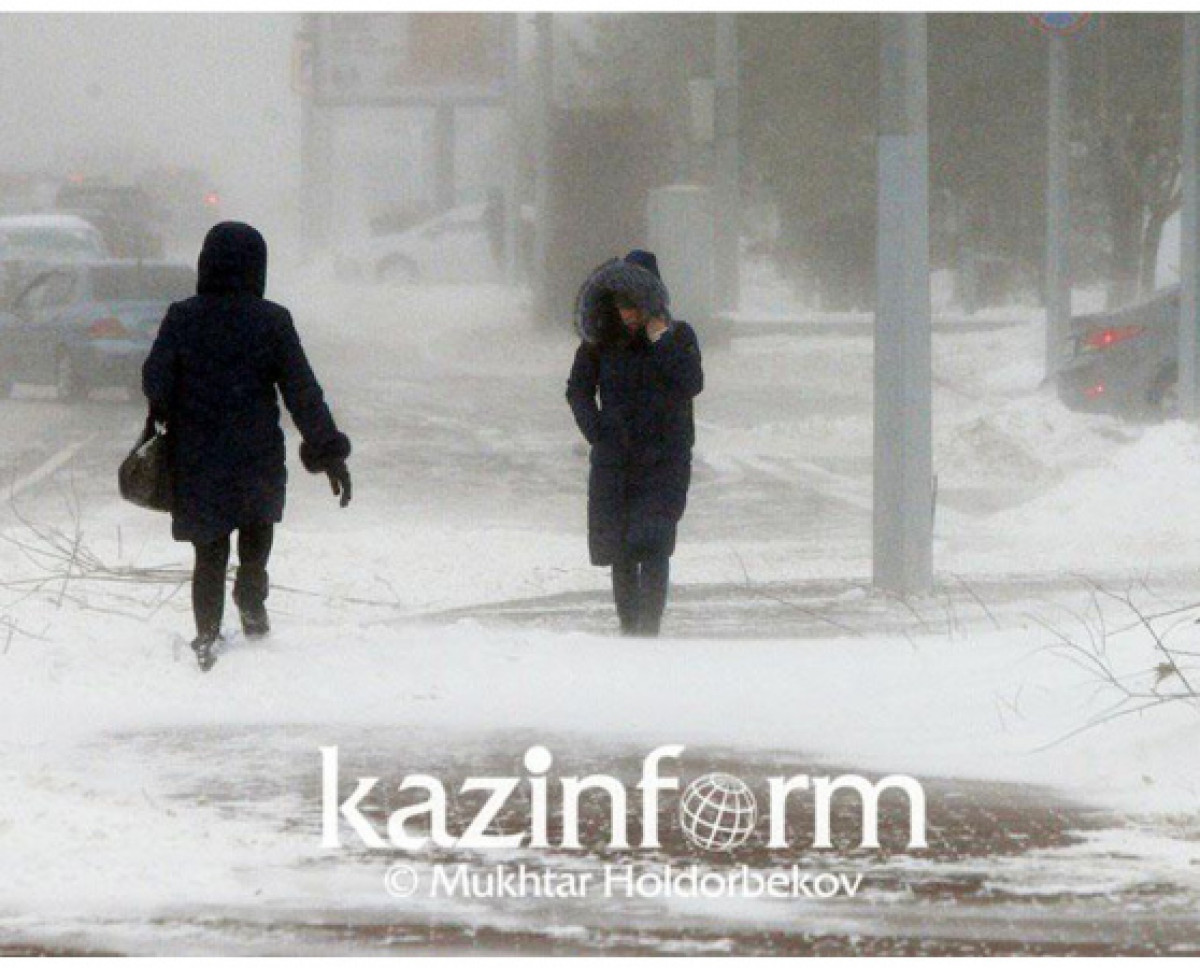 Штормовое предупреждение объявлено в девяти регионах Казахстана