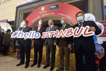 Фотография к новости: Запущен первый международный рейс из аэропорта Туркестана