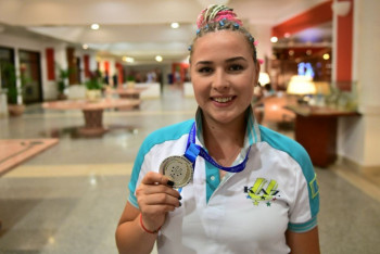 Фотография к новости: Казахстанка завоевала "серебро" этапа Кубка мира по стендовой стрельбе