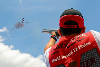 Фотография к новости: Сборная Казахстана выиграла "бронзу" на этапе Кубка мира по стендовой стрельбе