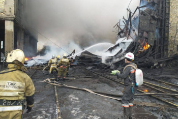 Фотография к новости: Пожар произошел на шахте "Арселор Миттал Темиртау"