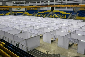 Фотография к новости: Кого будут госпитализировать в Halyk Arenа, рассказали в Алматы