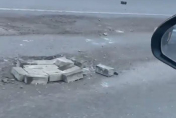 Фотография к новости: "КазАвтоЖол" открещивается от заделанного кирпичами шоссе в Нур-Султане