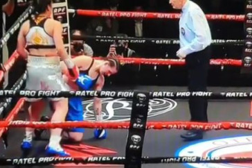 Фотография к новости: Фируза Шарипова нокаутировала россиянку на профи-ринге в Казани