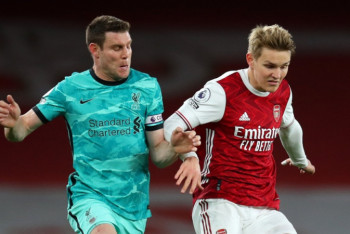 Фотография к новости: Ливерпуль разгромил Арсенал и вернулся в борьбу за зону Лиги чемпионов