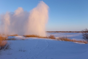 Фотография к новости: Взрывные работы прошли на реках Акмолинской области
