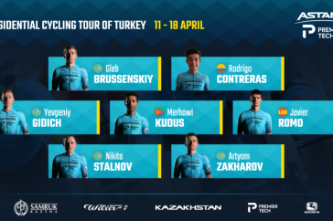 Фотография к новости: Четверо казахстанцев выступят в велогонке "Президентский Тур Турции"