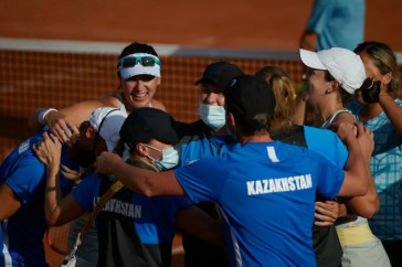 Фотография к новости: Сборная Казахстана по теннису одержала историческую победу