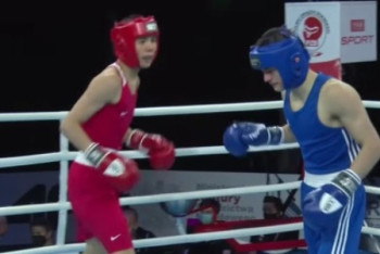 Фотография к новости: Казахстанец с гонгом нокаутировал соперника на МЧМ по боксу