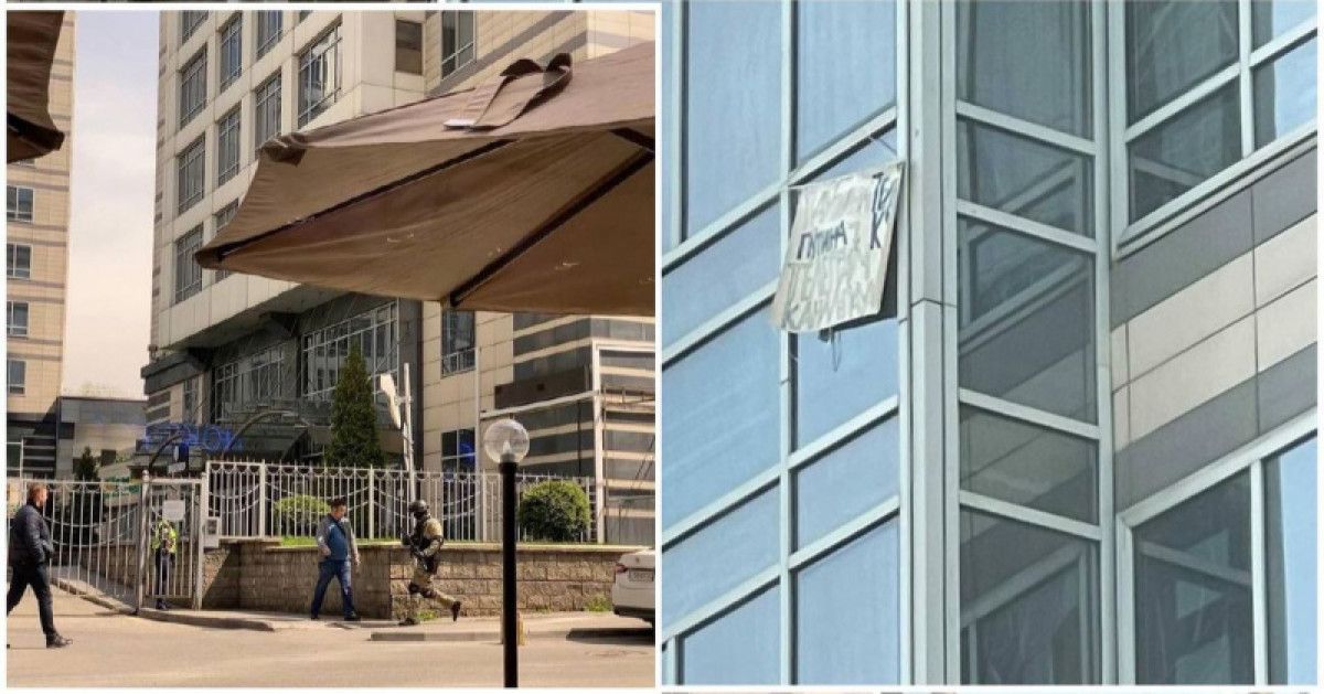 Полиция ведет переговоры со стрелком из ЖК "Бухар Жырау Тауэр" в Алматы