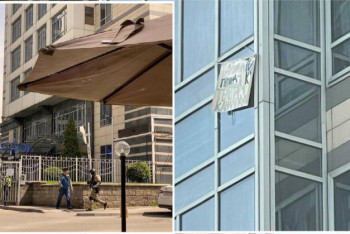 Фотография к новости: Полиция ведет переговоры со стрелком из ЖК "Бухар Жырау Тауэр" в Алматы