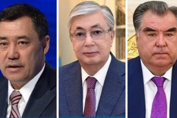 Фотография к новости: Токаев обсудил с Жапаровым и Рахмоном ситуацию на кыргызско-таджикской границе