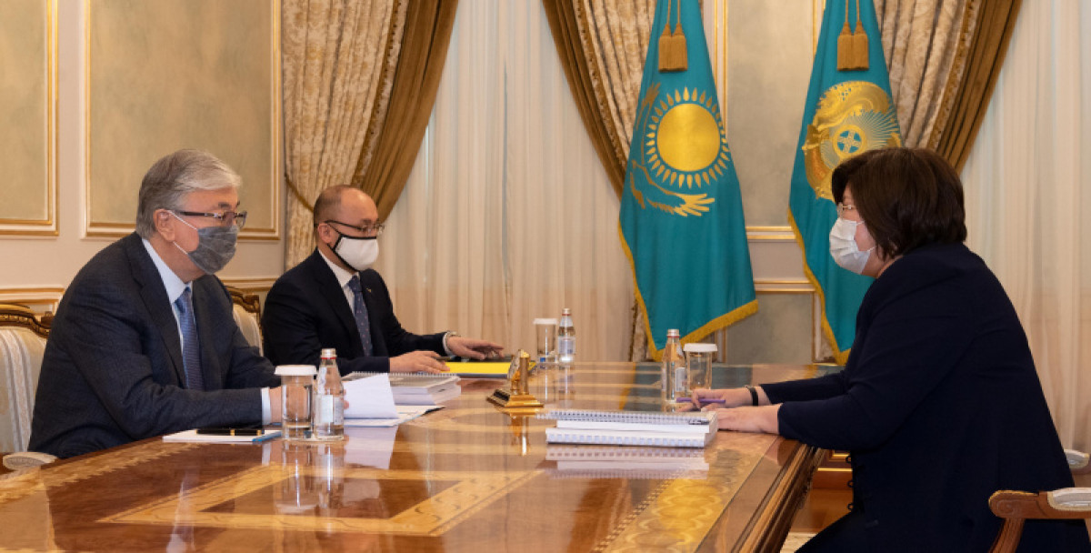 Токаев принял уполномоченного по правам человека Эльвиру Азимову